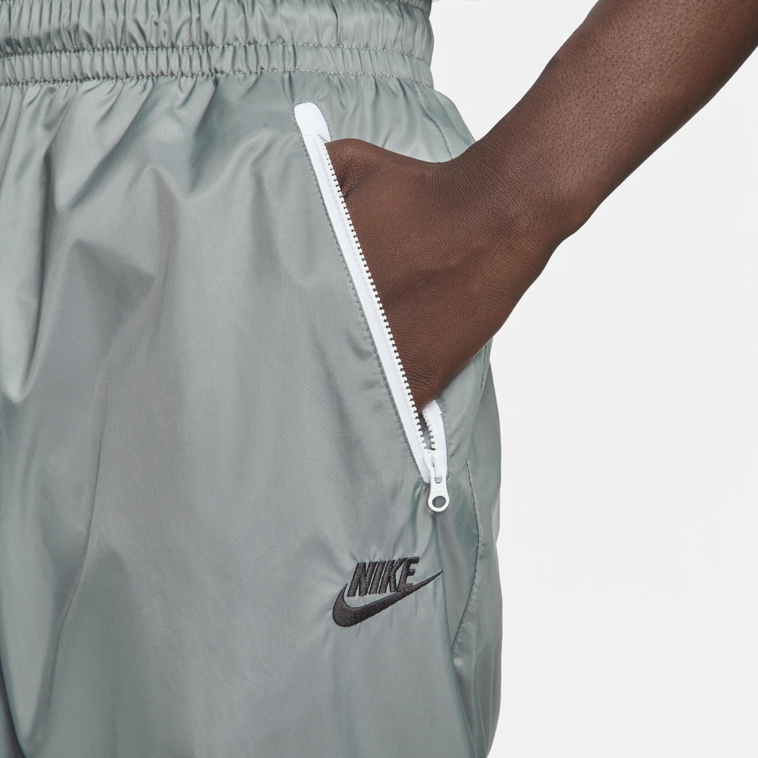 Nike Mens Windrunner Woven Lined Pants - Black/White/Smoke Product Image