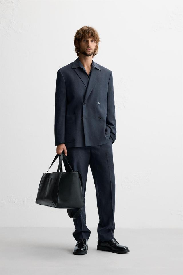 HERRINGBONE SUIT PANTS Product Image