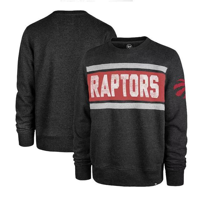 Mens 47 Heather Black Portland Trail Blazers Tribeca Emerson Pullover Sweatshirt Product Image