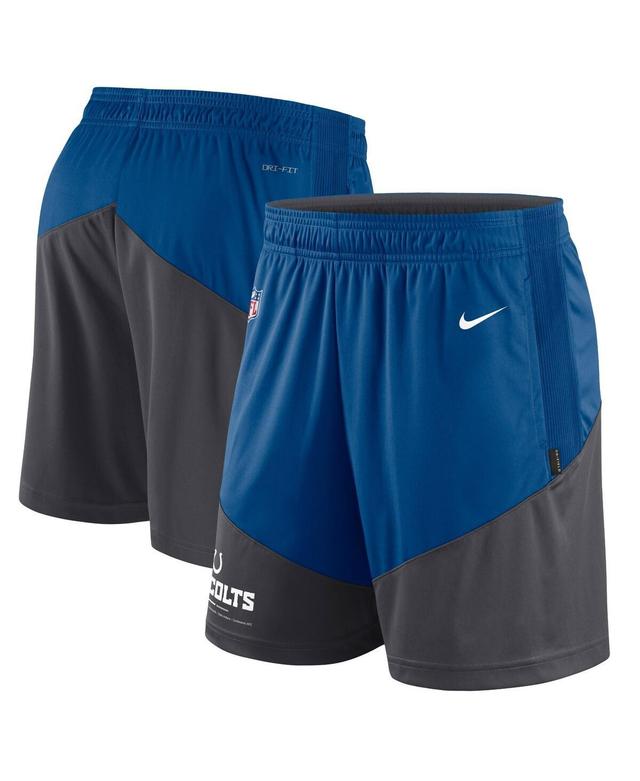 Mens Nike Royal Indianapolis Colts Primary Lockup Performance Shorts - Royal Product Image