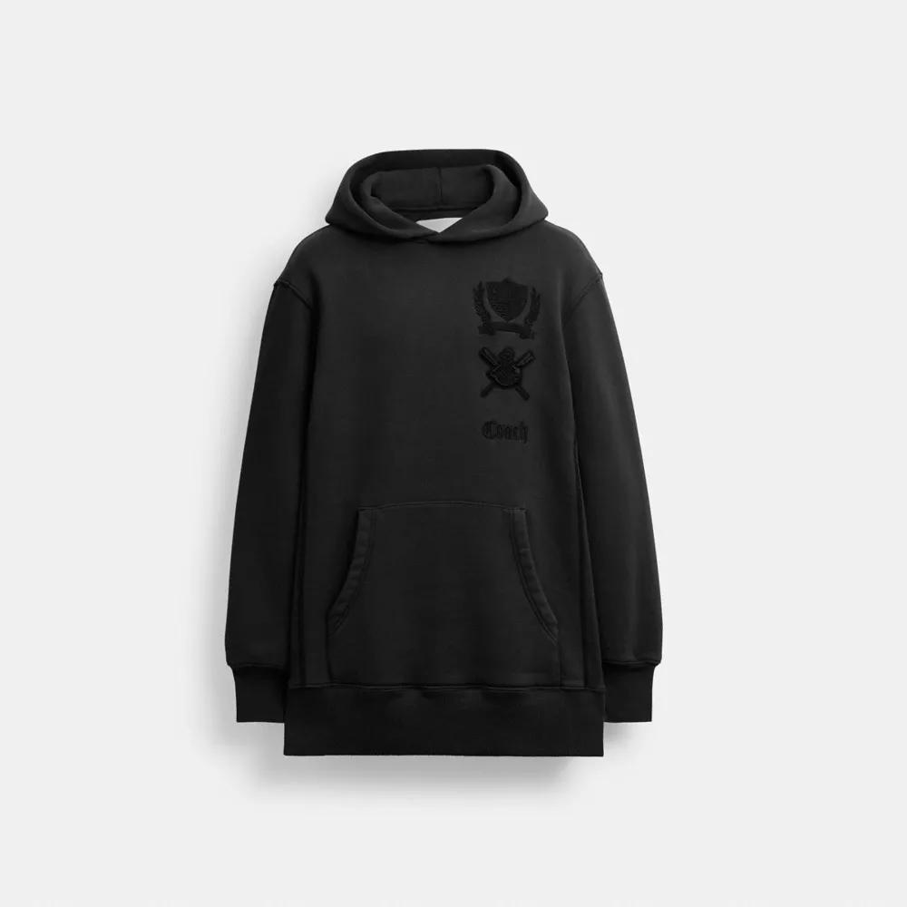 Signature Crest Hoodie Dress In Organic Cotton Product Image