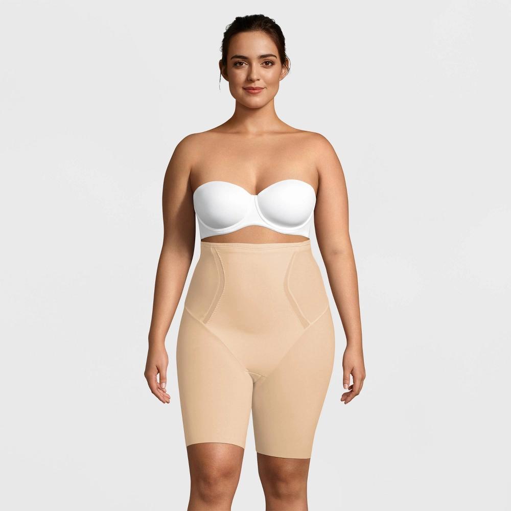 Maidenform Self Expressions Womens Firm Foundations Thigh Slimmer - Beige 3XL Product Image