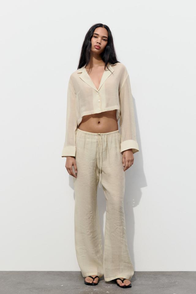 SEMI-SHEER PAJAMA PANTS Product Image