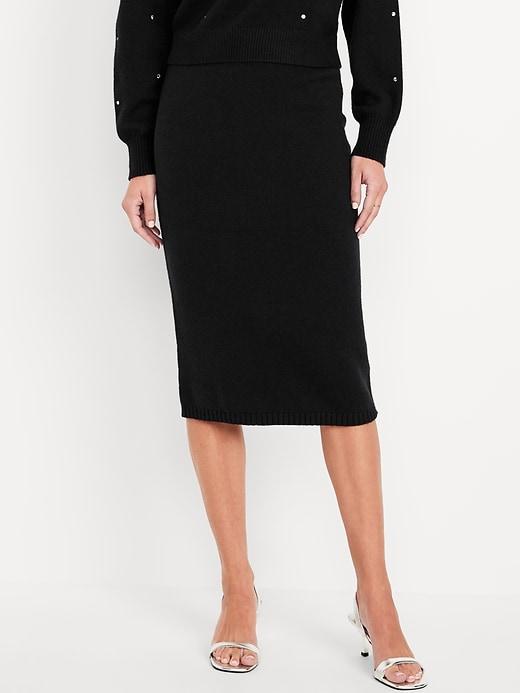 High-Waisted SoSoft Midi Skirt Product Image