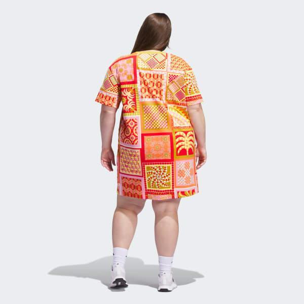 adidas x FARM Rio Slim Dress (Plus Size) Product Image