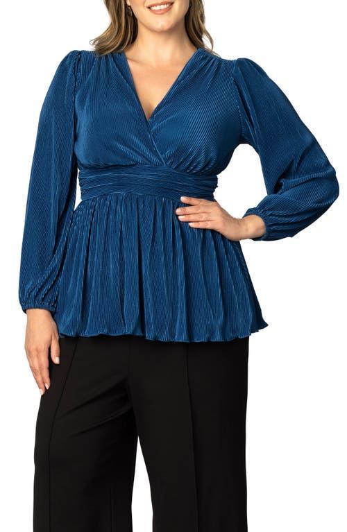 Womens Plus Size Pleated Perfection Long Sleeve Tunic Top Product Image