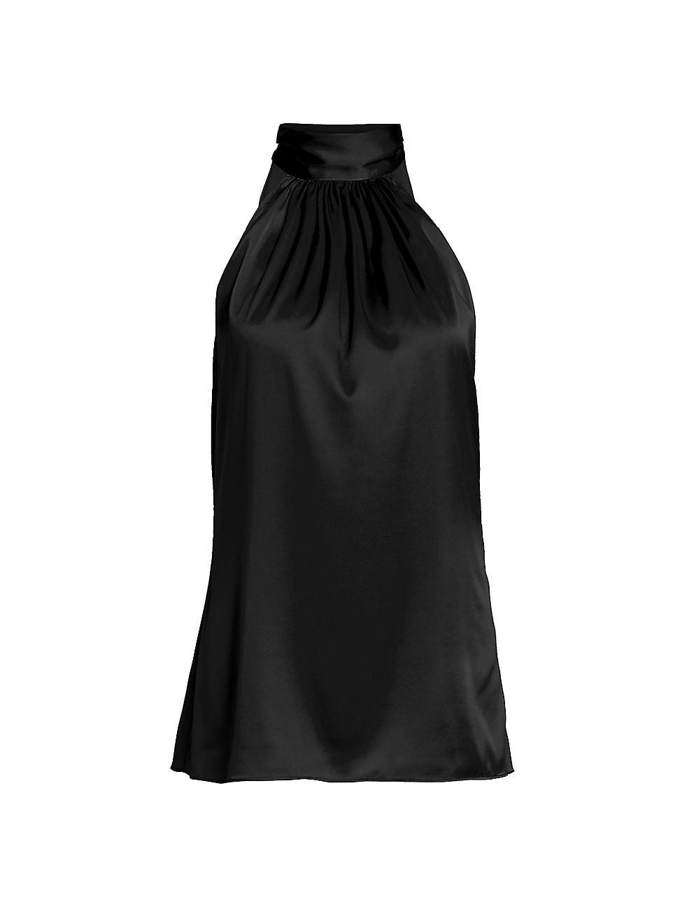 Womens Lori Silk Halter Top Product Image