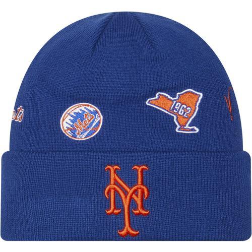 New Era Mens Mets HL City ID Cap - Orange/Blue Product Image