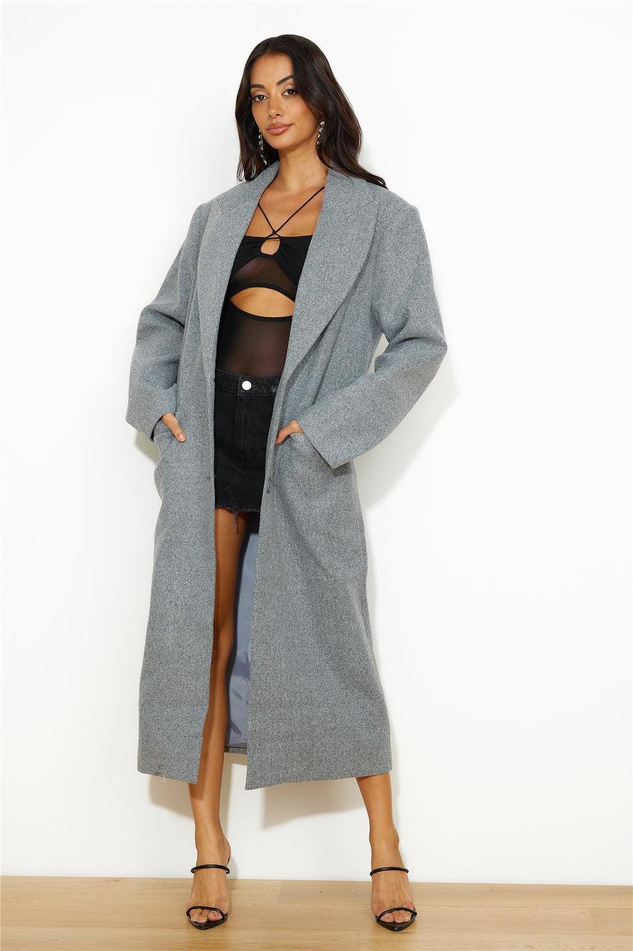 LIONESS Olsen Coat Slate Product Image