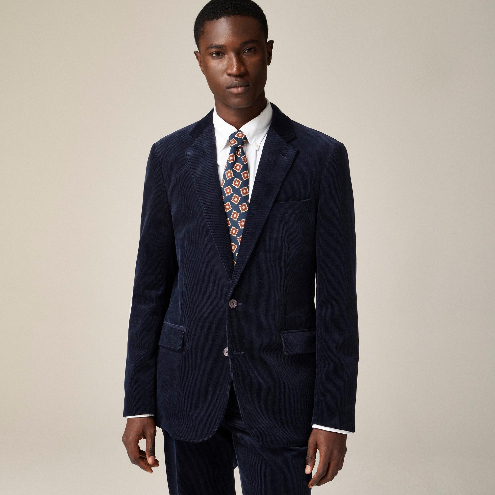 Ludlow Slim-fit suit jacket in Italian cotton corduroy Product Image