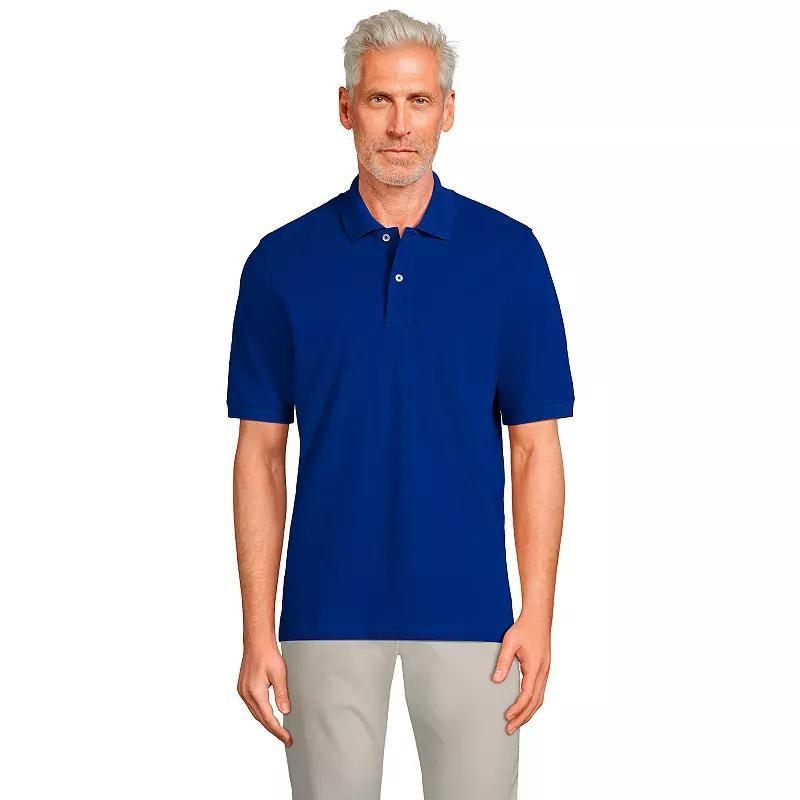 Big & Tall Lands End Comfort-First Mesh Polo, Mens Yellow Product Image