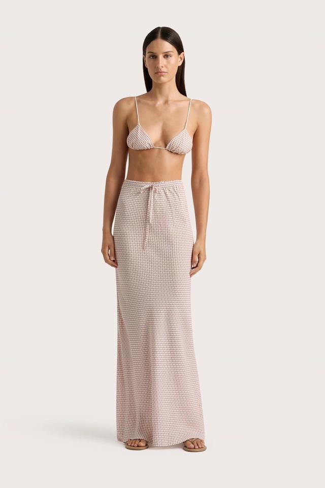 Menton Maxi Skirt Oliander Blush Product Image