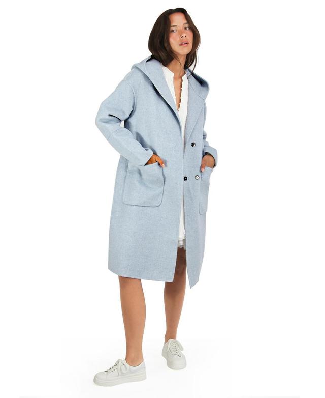 Women Belle & Bloom Walk This Way Wool Blend Oversized Coat Product Image