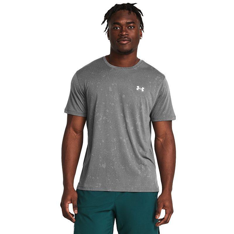 Men's UA Launch Splatter Short Sleeve Product Image