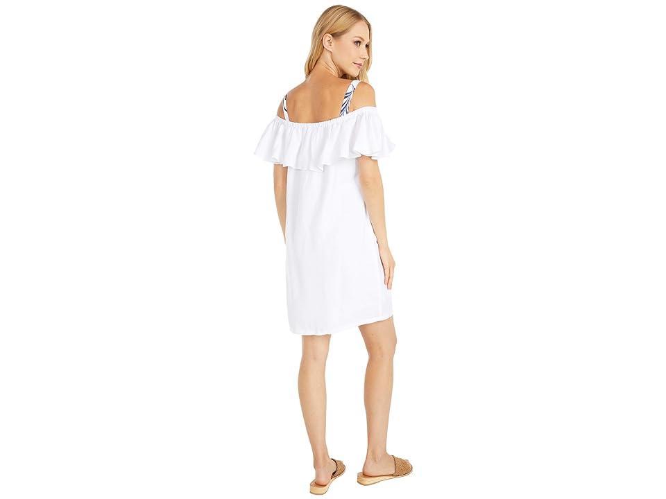 Tommy Bahama Dyed Linen Off-the-Shoulder Swim Cover Up Dress Product Image