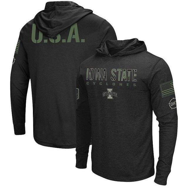 Mens Colosseum Iowa State Cyclones OHT Military Appreciation Team Hoodie Long Sleeve T-Shirt Product Image