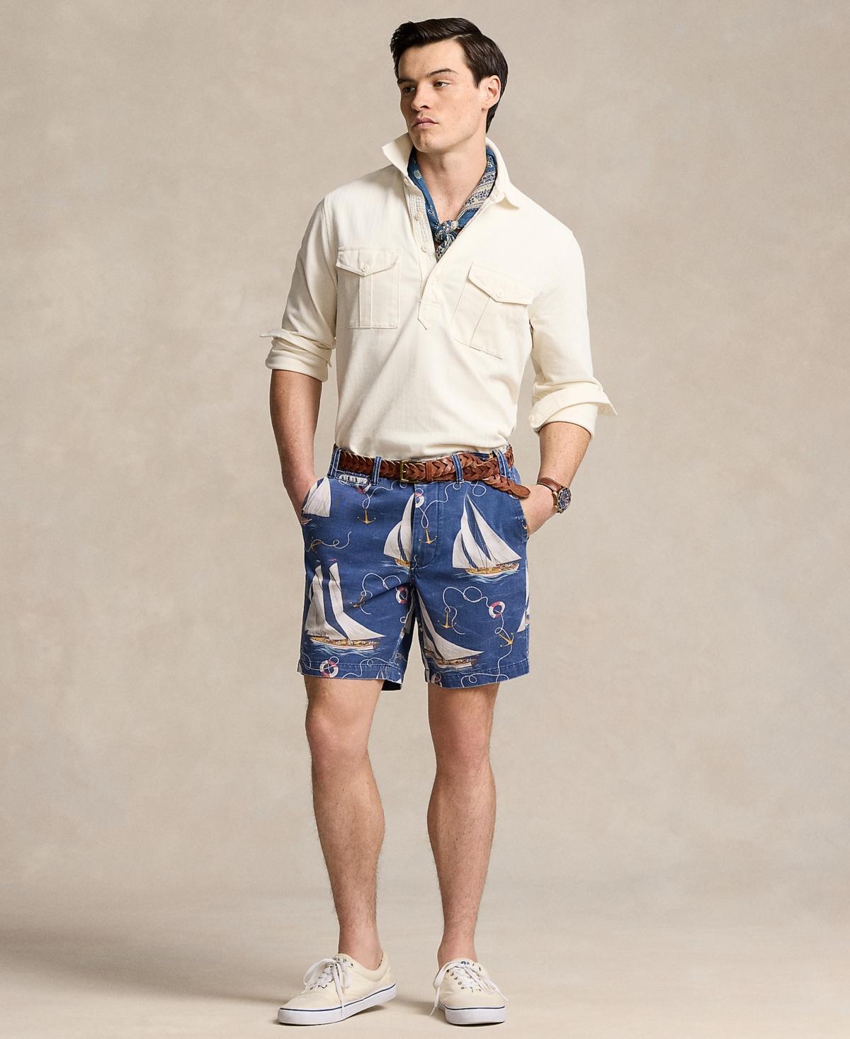 Mens Printed Rustic Twill Shorts Product Image