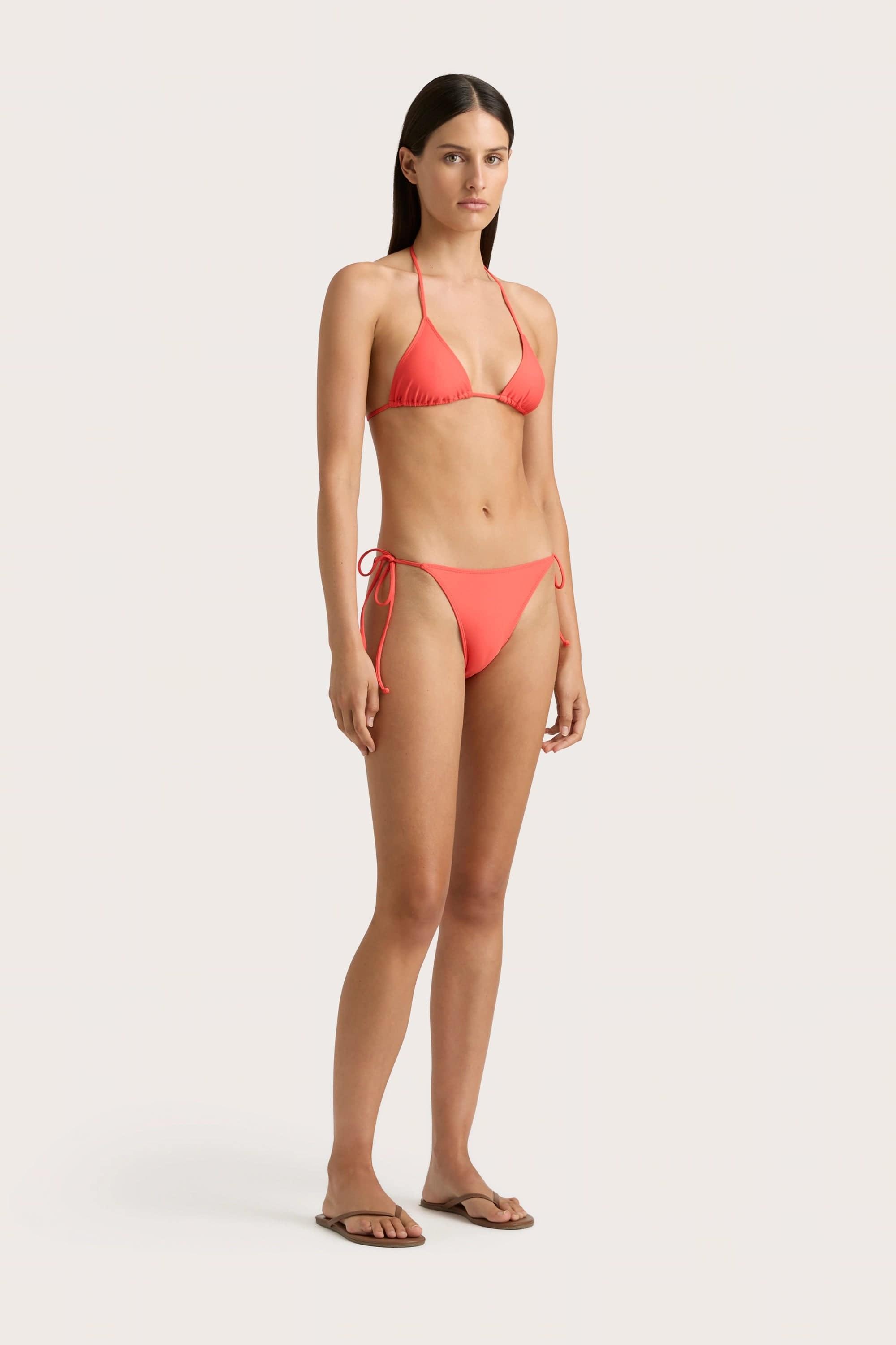 Sol Bikini Top Vermillion Product Image