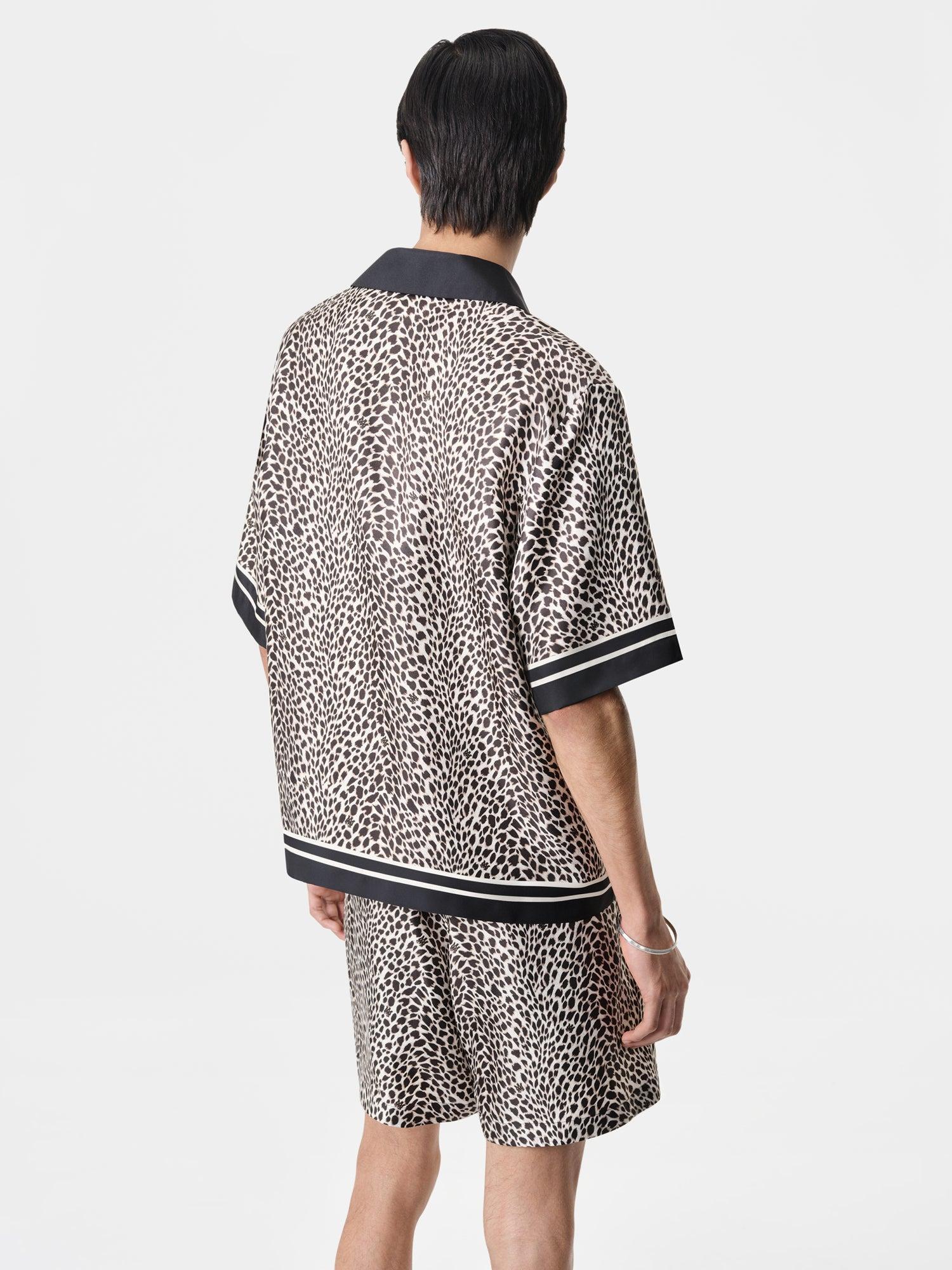 MA LEOPARD BOWLING SHIRT - Black Birch Male Product Image