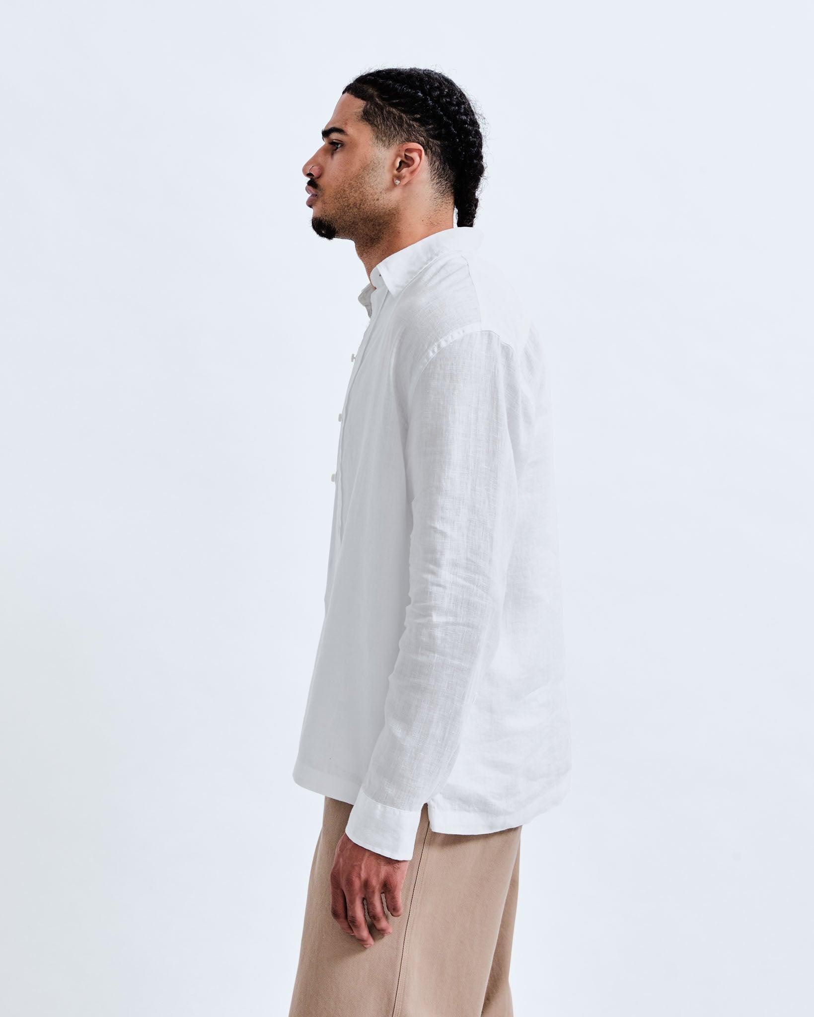 Linen Palermo Shirt Male Product Image