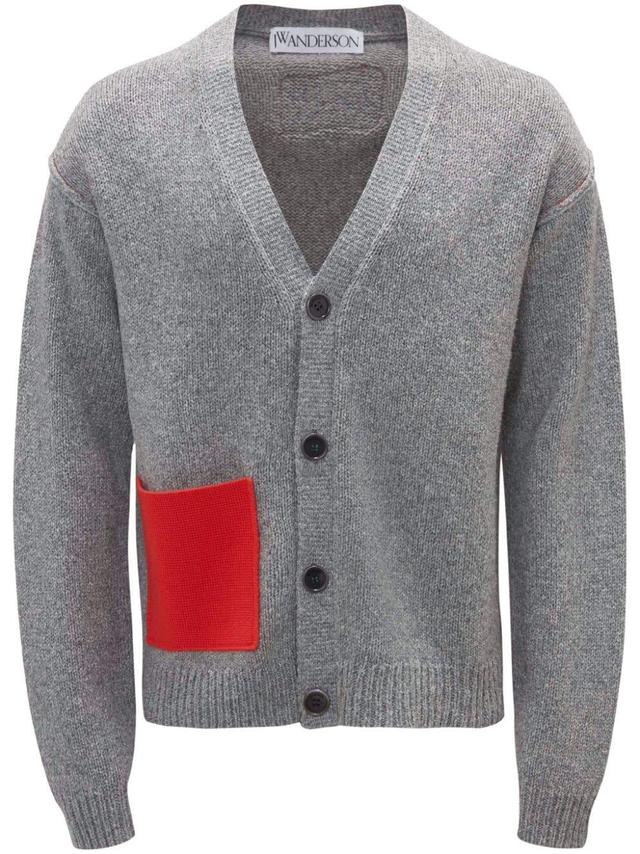 JWA contrast-pocket cardigan Product Image