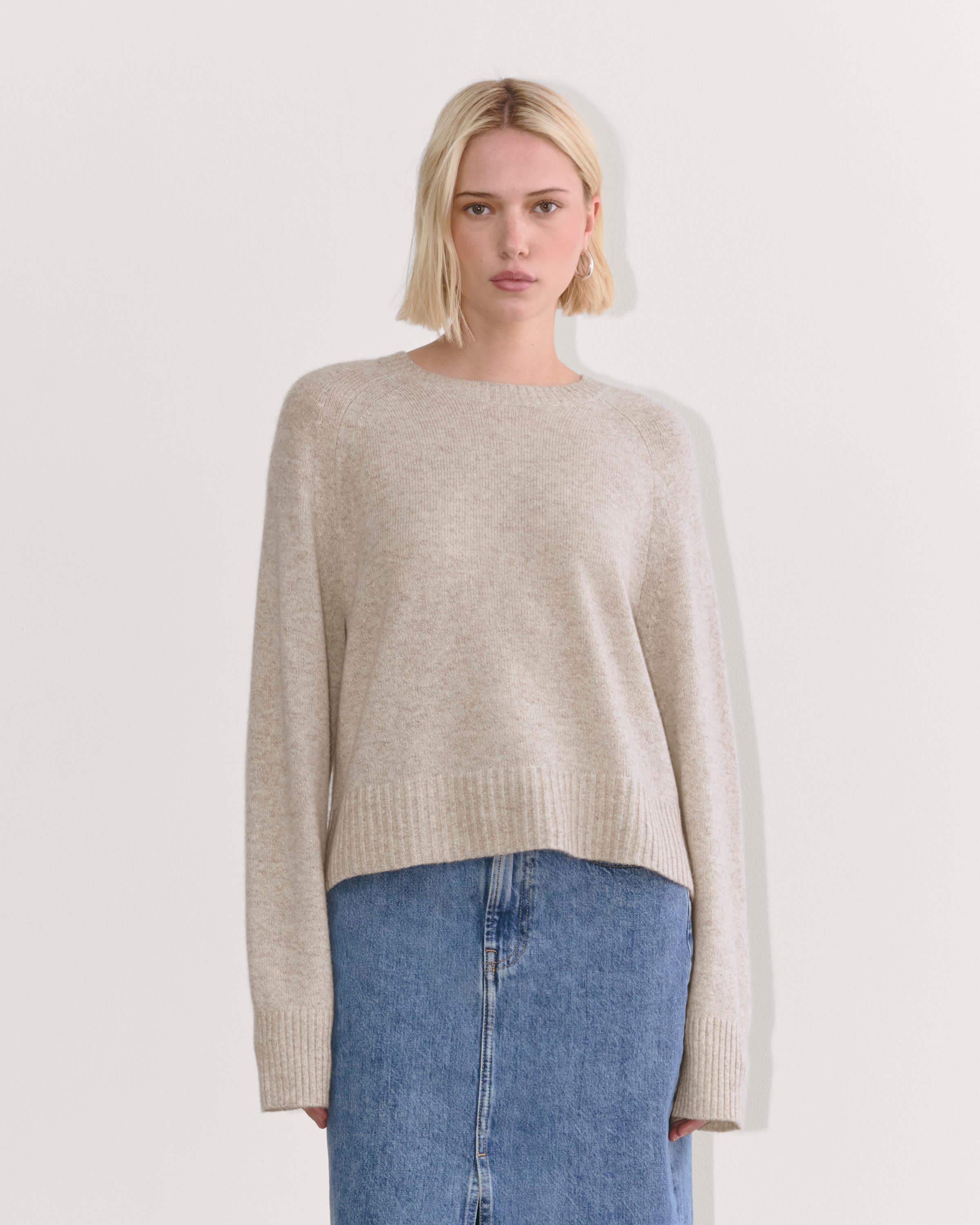 Womens Boxy Crew in Cashmere Sweater by Everlane Product Image