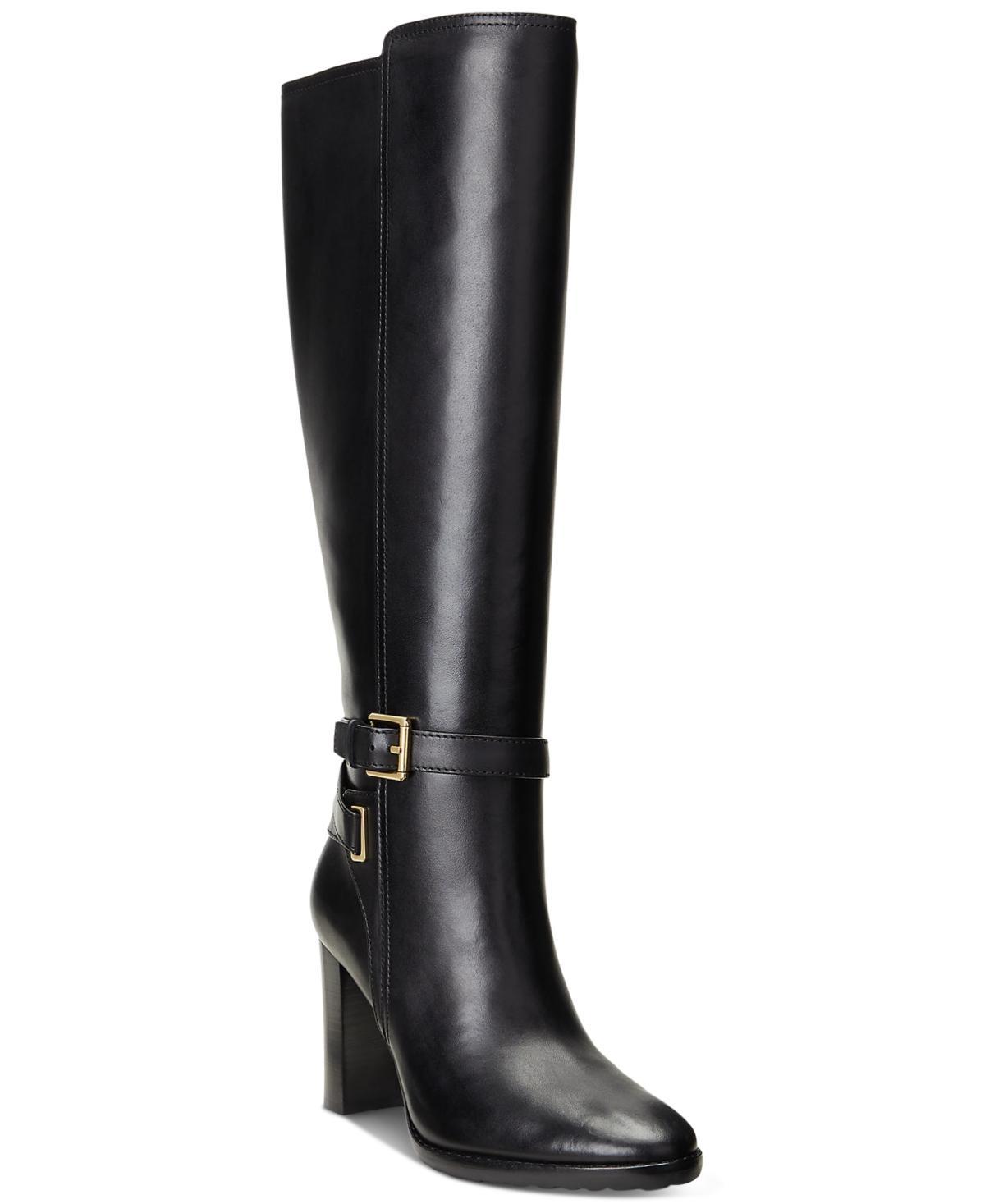 Lauren Ralph Lauren Womens Manchester Buckled Dress Boots Product Image