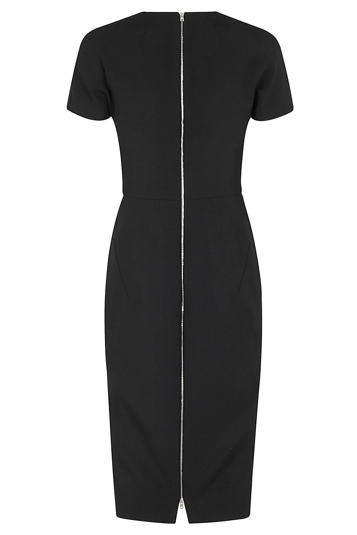 Fitted T Shirt Dress In Black Product Image