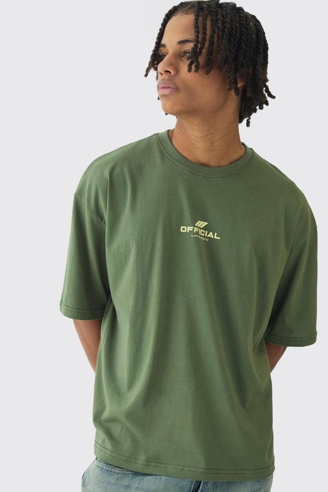 Oversized Boxy Official T-Shirt | boohooMAN USA Product Image