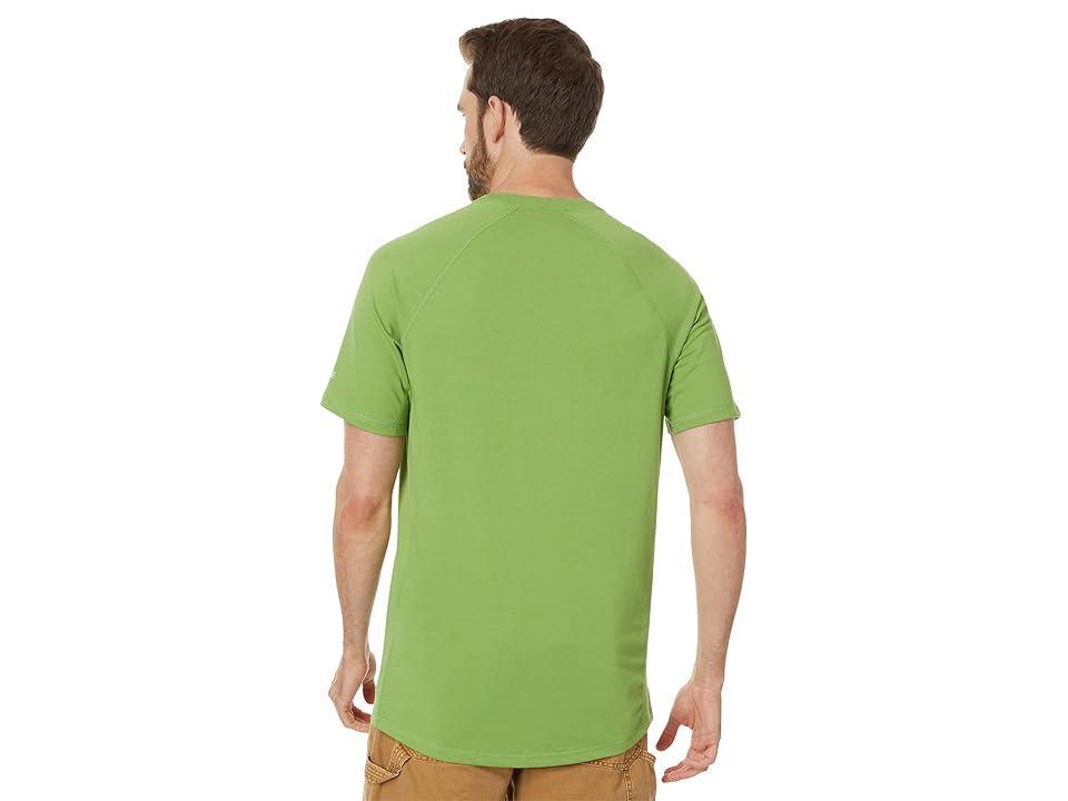 Carhartt Force Relaxed Fit Midweight Short-Sleeve Pocket T-Shirt (Switchgrass) Men's T Shirt Product Image