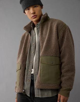 AE Zip-Up Sherpa Jacket Product Image