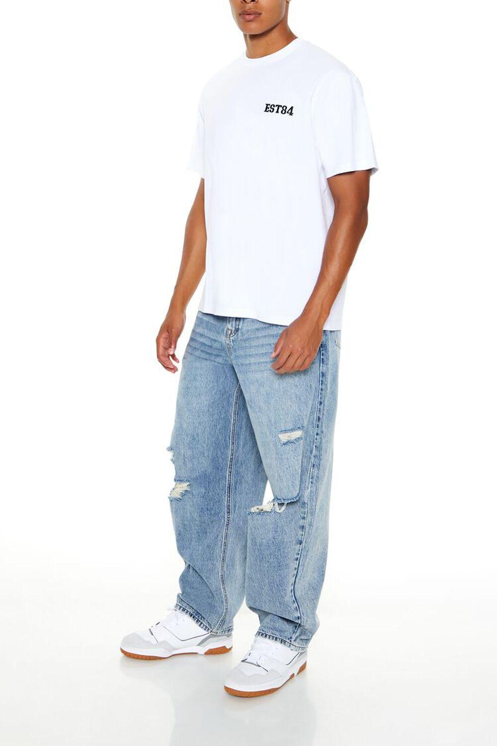 Mid-Rise Horseshoe Jeans | Forever 21 Product Image