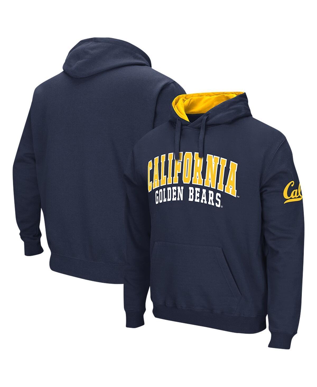 Mens Colosseum Navy Cal Bears Double Arch Pullover Hoodie Product Image