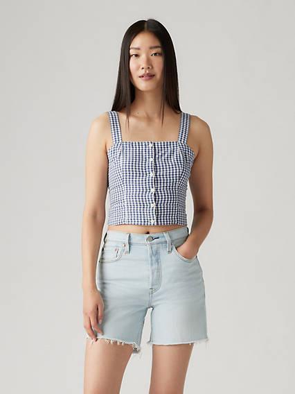 Levi's Short Sleeve Linen Top - Women's Product Image