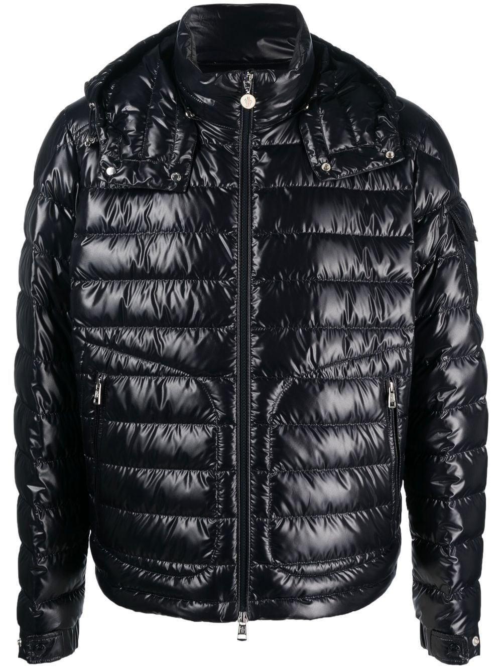 MONCLER Lauros Recycled Polyester Down Jacket In Navy Product Image