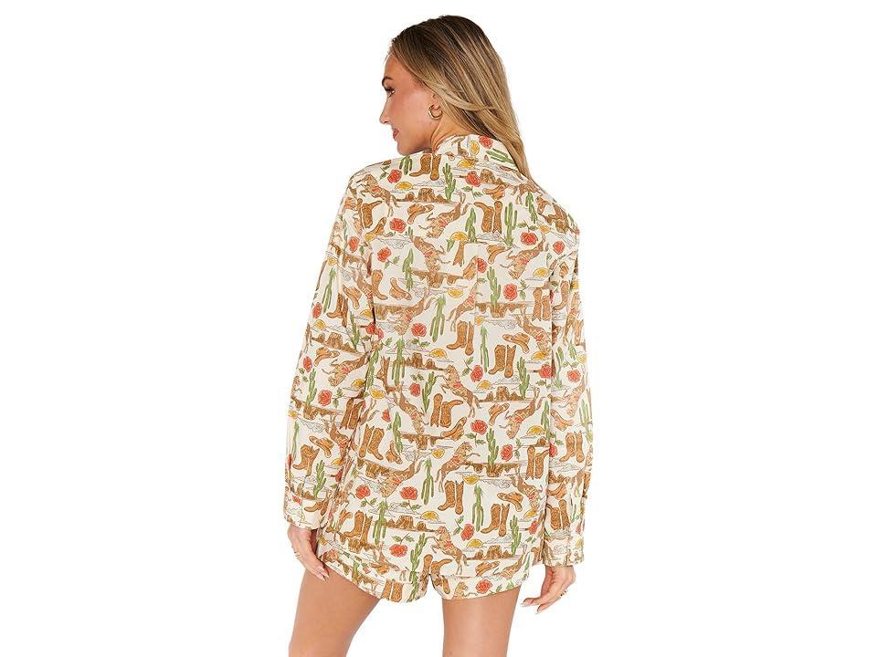 Show Me Your Mumu Shorts Pajama set (Rodeo Escape) Women's Pajama Sets Product Image