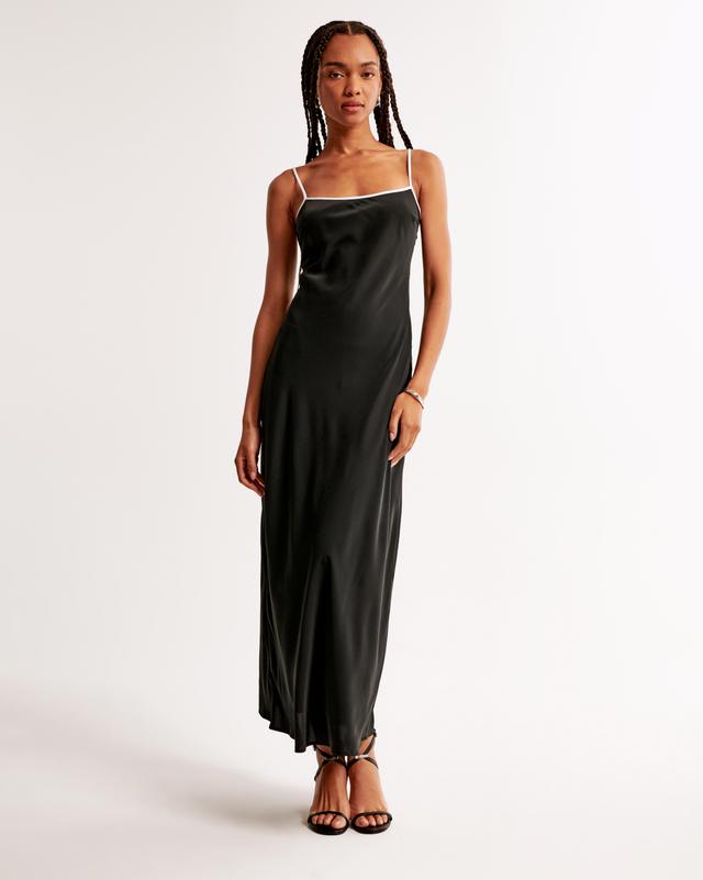 Satin Slip Maxi Dress Product Image