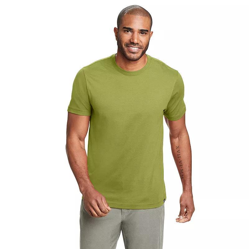 Mens Big & Tall Eddie Bauer Cotton Classic Tee Blue Product Image