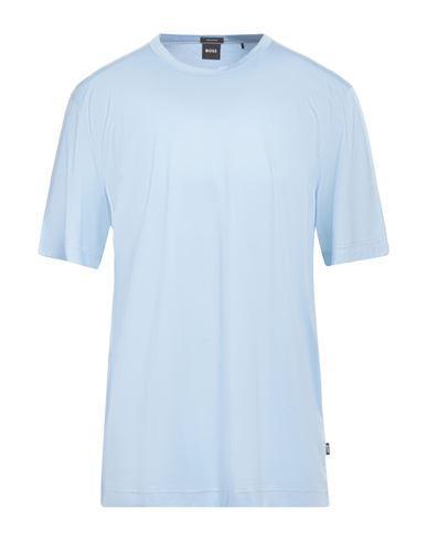 HUGO BOSS Boss Man T-shirt Sky Blue Size Xl Cotton, Lyocell Product Image