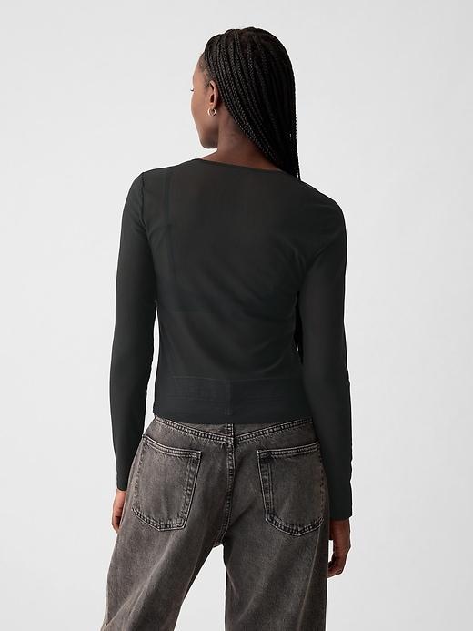 Sheer Cropped T-Shirt product image