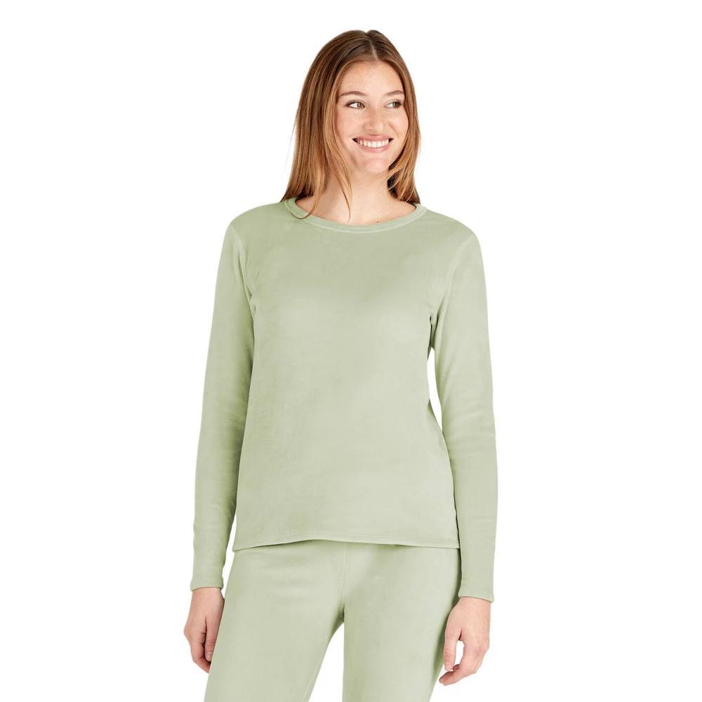 Wander by Hottotties Womens Velour Crewneck Top - Seagrass product image