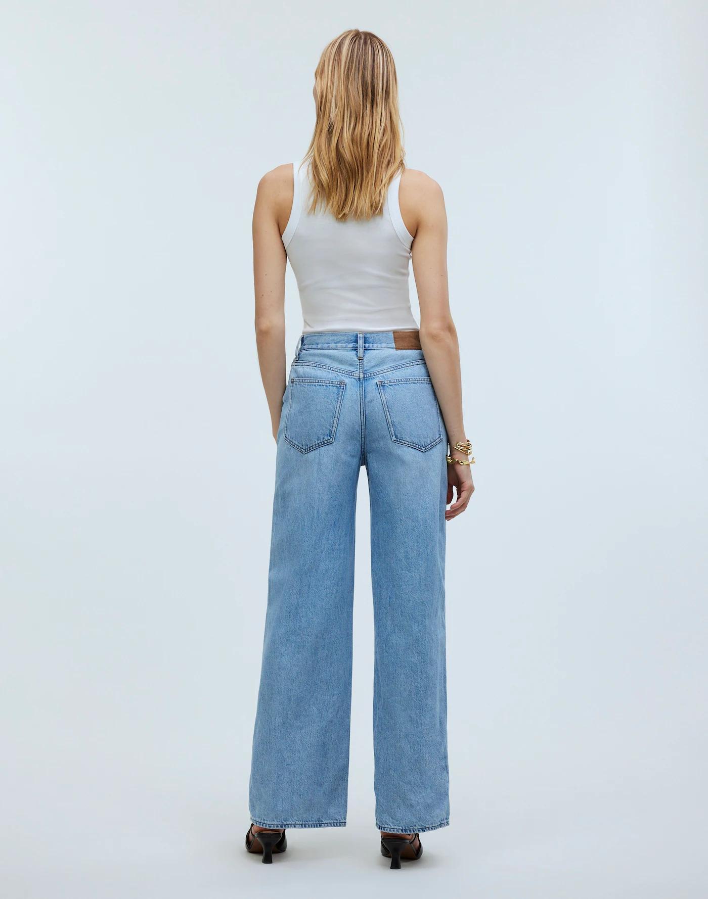 Superwide-Leg Jeans in Ahern Wash: Airy Denim Edition Product Image