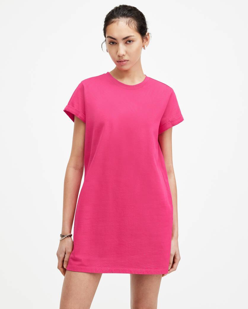 Anna Crew Neck Short Sleeve Mini Dress Product Image