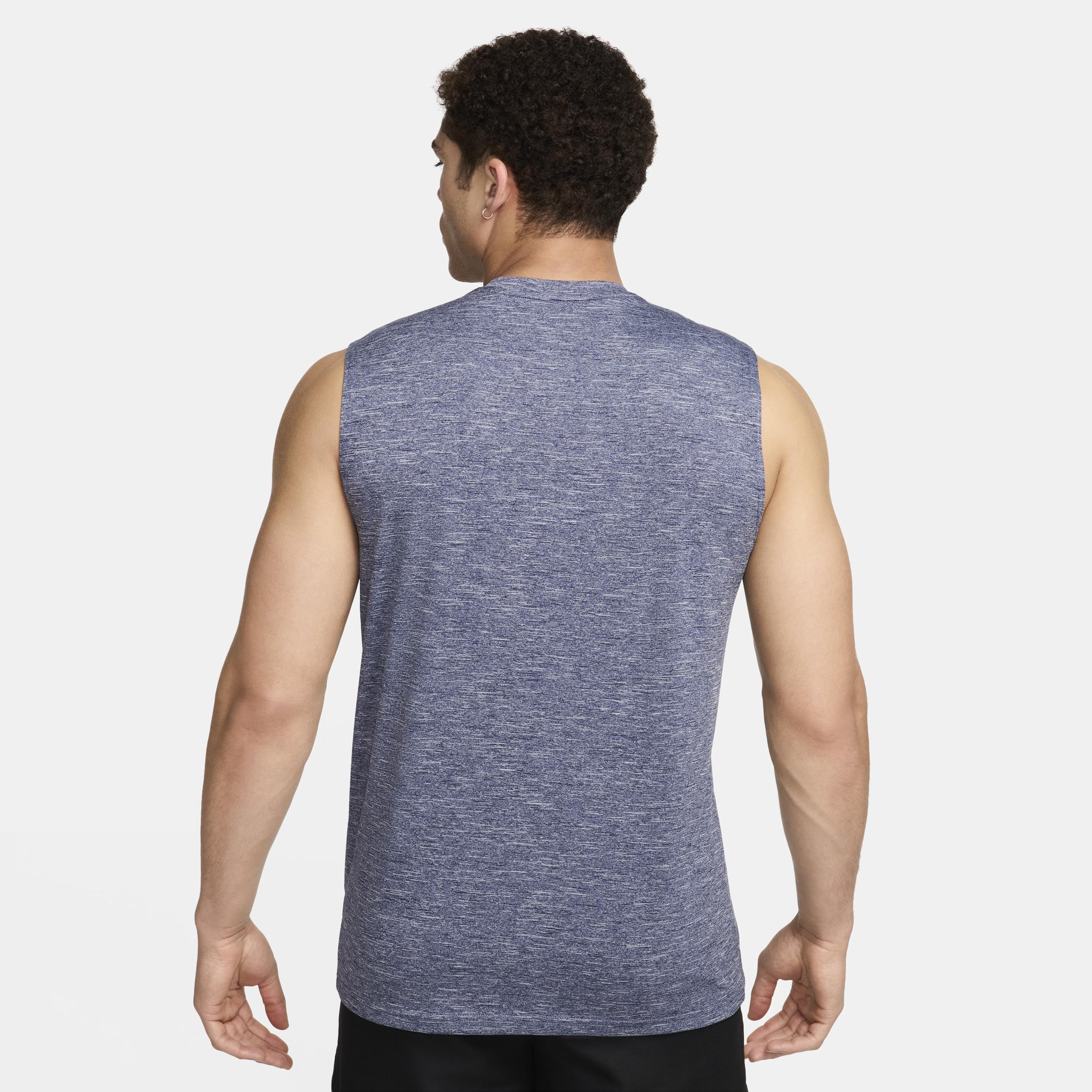 Nike Men's Heathered Sleeveless Hydroguard Swim Shirt Product Image