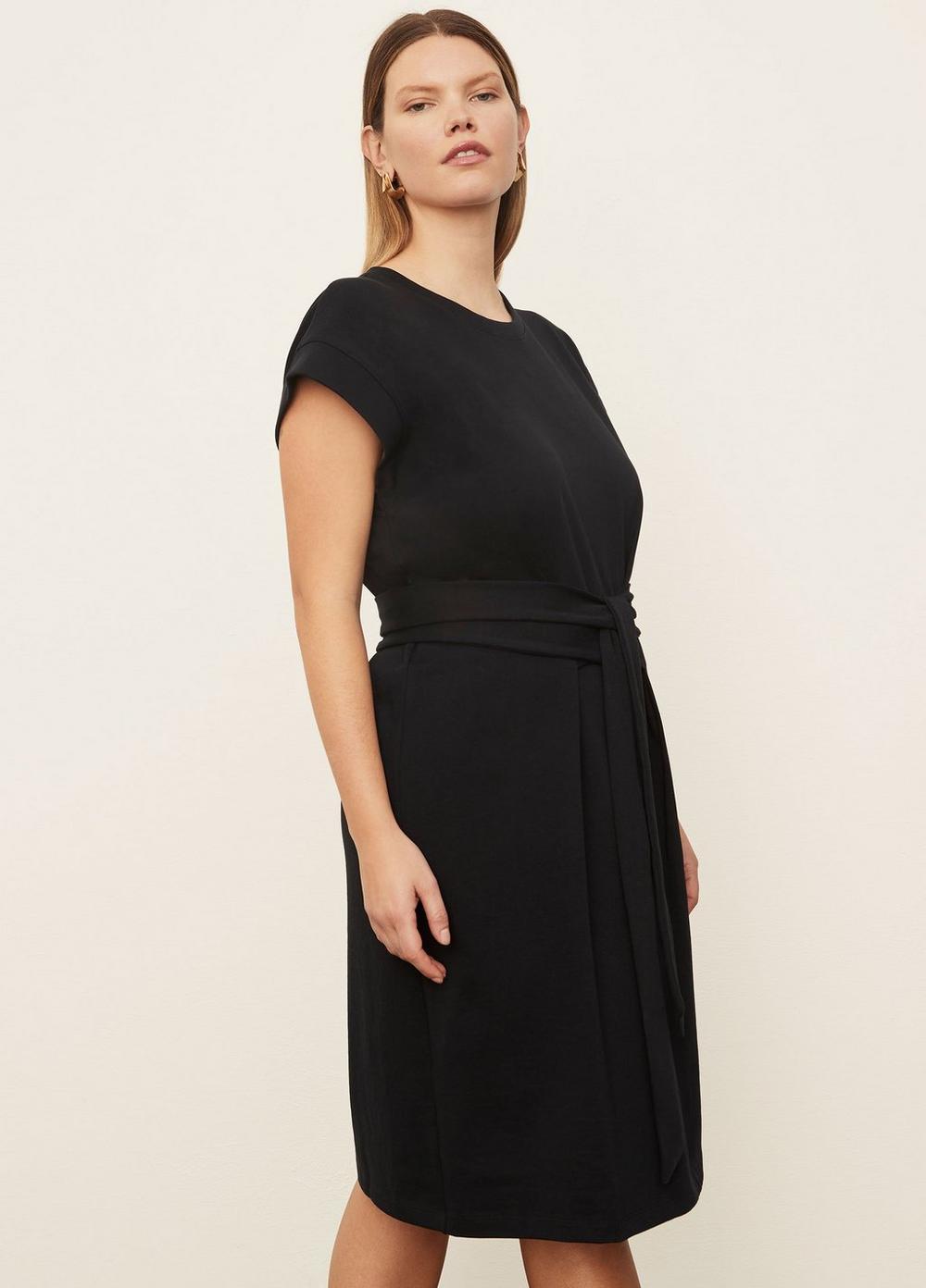 Short Sleeve Tie-Waist Dress Product Image