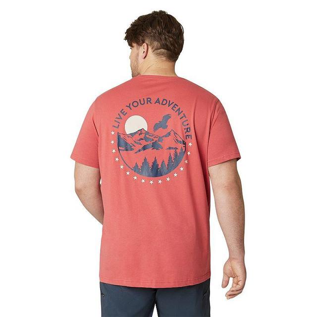 Big & Tall Eddie Bauer Graphic Tee, Mens Red Product Image