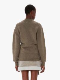 DRAPED TIE-FRONT SWEATER in neutrals | JW Anderson US  Product Image