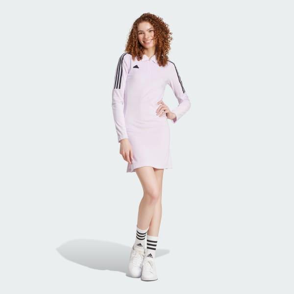 Tiro Cut 3-Stripes Stretchy Velour Dress Product Image