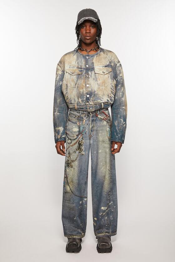 Cropped denim jacket Product Image