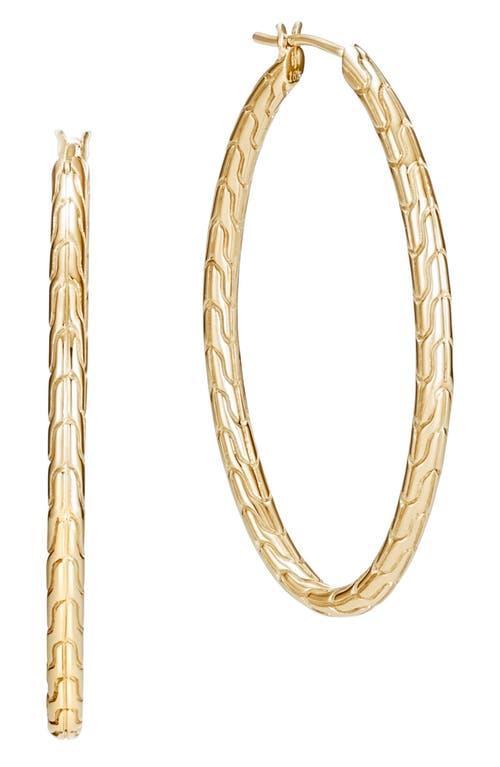 John Hardy Classic Chain Large 18K Gold Hoop Earrings at Nordstrom Product Image